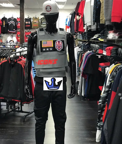 Vests Icon gilet Trending CS Vest Tactical military hiphop rapper FASHION VEST Outerwear Men's Fashion Tactica ICONS jacket vest