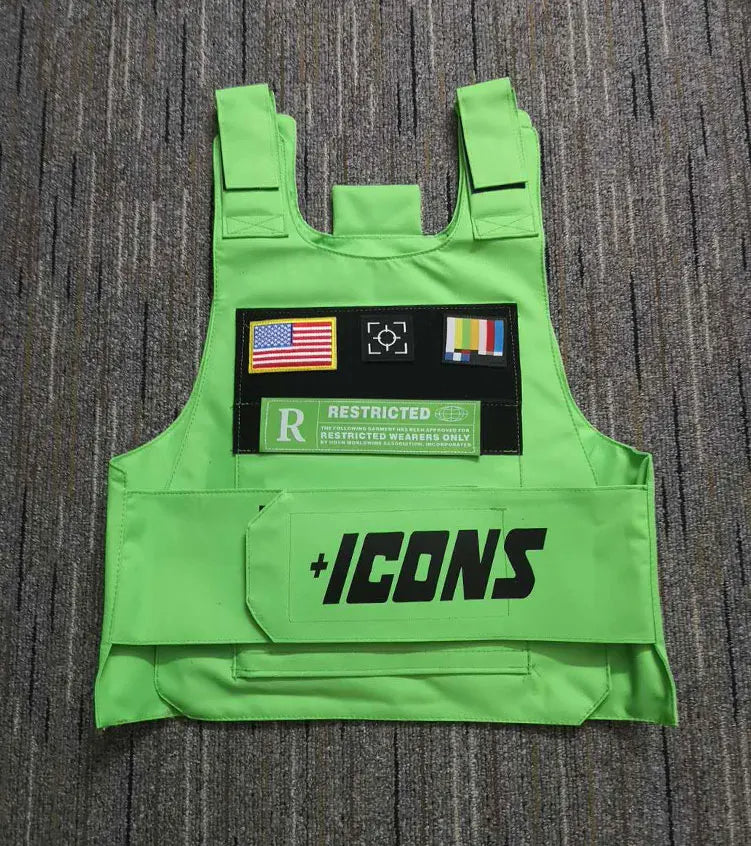 2022 rapper hiphop MC VEST TANK TOP fashion new design top street fashion icons Tactical vest Colete Tatico Chalecos para hombre