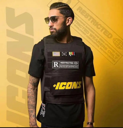 2022 rapper hiphop MC VEST TANK TOP fashion new design top street fashion icons Tactical vest Colete Tatico Chalecos para hombre