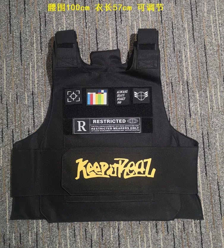 Vests Icon gilet Trending CS Vest Tactical military hiphop rapper FASHION VEST Outerwear Men's Fashion Tactica ICONS jacket vest