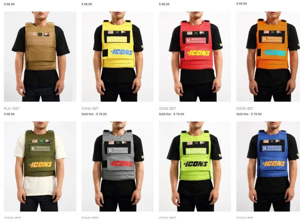 2022 rapper hiphop MC VEST TANK TOP fashion new design top street fashion icons Tactical vest Colete Tatico Chalecos para hombre
