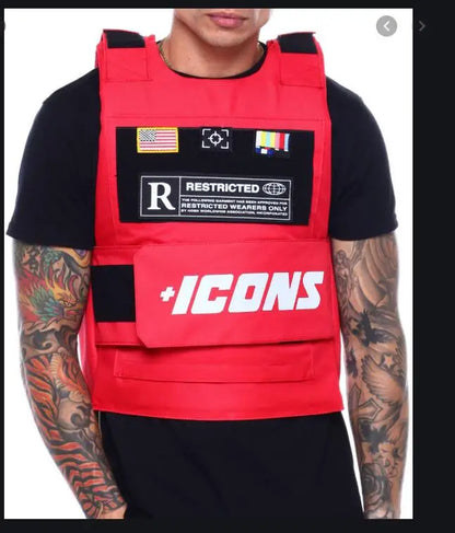 2022 rapper hiphop MC VEST TANK TOP fashion new design top street fashion icons Tactical vest Colete Tatico Chalecos para hombre