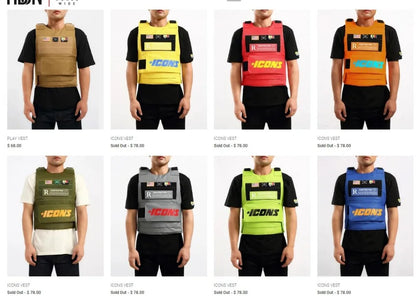 2022 rapper hiphop MC VEST TANK TOP fashion new design top street fashion icons Tactical vest Colete Tatico Chalecos para hombre