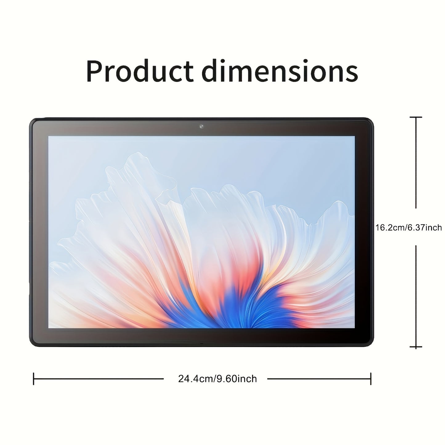 PRITOM 10.1 Inch Android 15 Tablet, 2-In-1 Tablet (Including Keyboard, Mouse, Protective Case, Stylus And Data Cable), 12GB (3GB + 9GB Expandable) RAM, 64GB Storage, Supports Up to 1TB Storage Expansion, 8MP Camera, Dual-Band