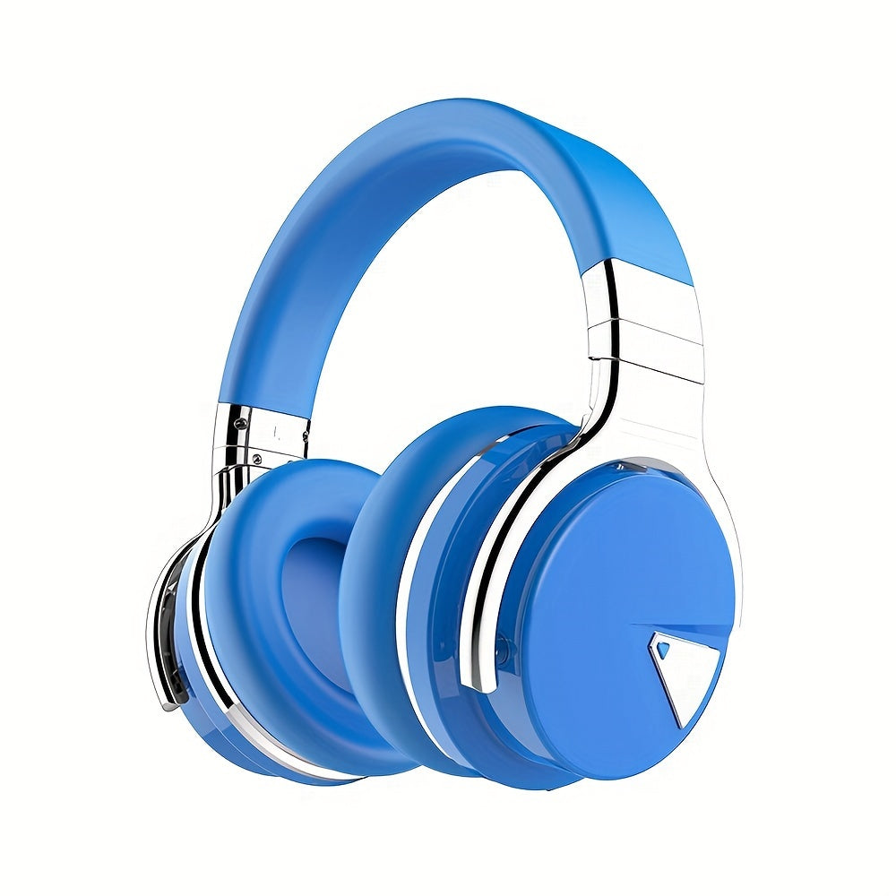 Active Noise Cancelling Wireless Headphones, 30H Playtime, with Microphone, Deep Bass, 30 Hours Playtime