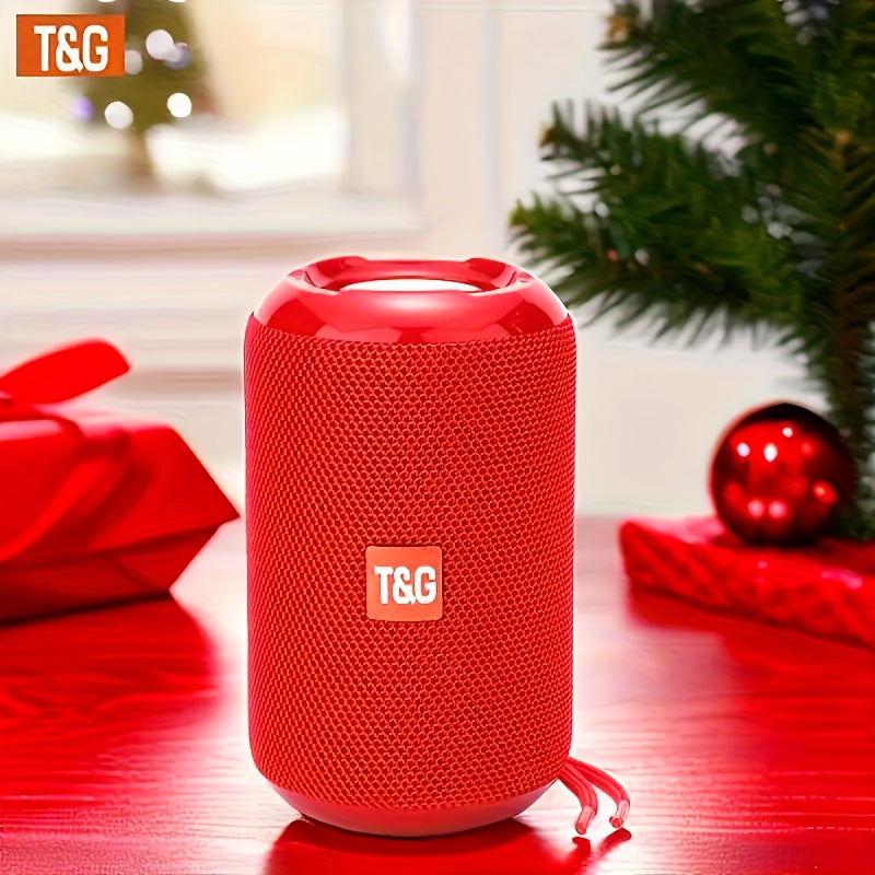 Portable Wireless Speaker for Outdoor Use, Featuring High-Quality Sound, TWS Stereo for Hands-Free Calls, And Compatibility with TF Cards And USB Drives. It Can Connect to Mobile Phones, Tablets, And Tvs with a Range of Up to