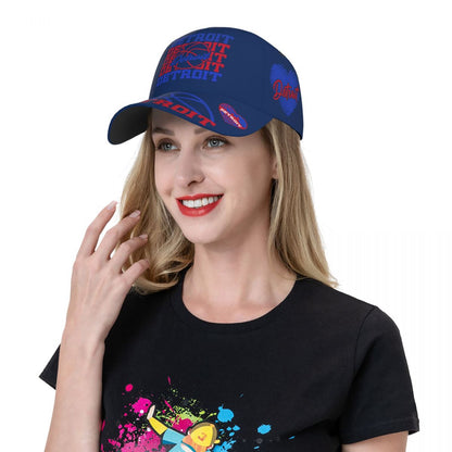 Detroit Baseketball  Cap Adjustable City Print Snapback Hat Game Day