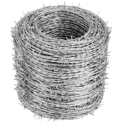 Barbed Wire 328ft, 4 Point 15Gauge Barbed Wire Fence, Useful Wall, Garden, Factory, Hog Wire Fence, Fence Wire, Fencing Wire, Barbed Wire Fence Wire, Wire Mesh, Wire Fencing, Razor Wire Fencing, Barbed Wire For The Garden, Me