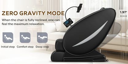 BILITOK Massage Recliner Chair Zero Gravity Full Body, Recliner Chair with Foot Massage, Air Bags, Heats, Speaker, Massage Chair for My Older Placed,  Adjustable Reclining Chair, Luxury Massage Seating, Highquality Upholstery