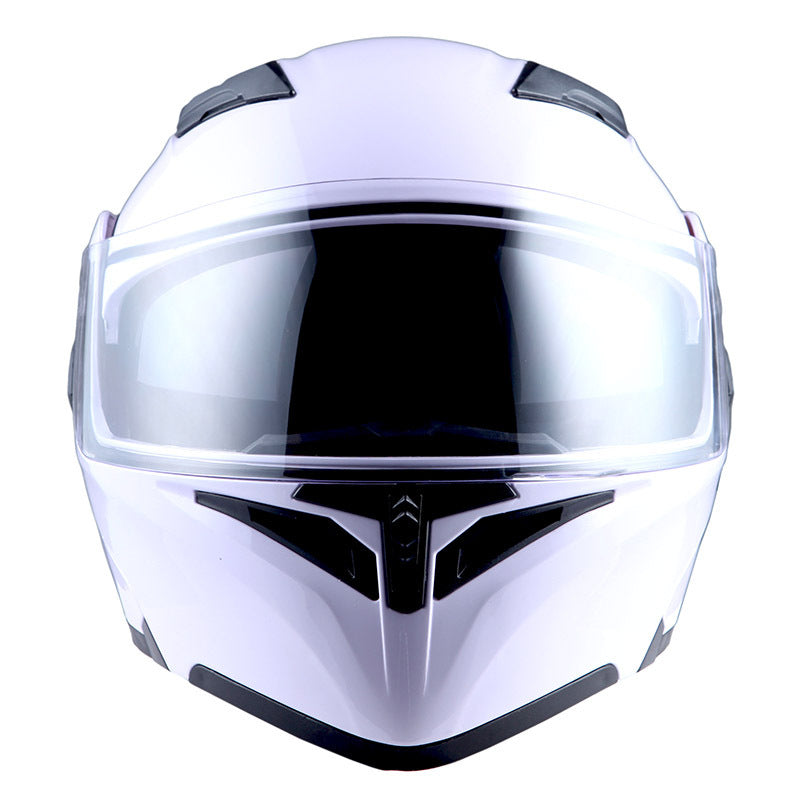 MOTORCYCLE MODULAR FULL FACE HELMET FLIP UP DUAL VISOR HELMET