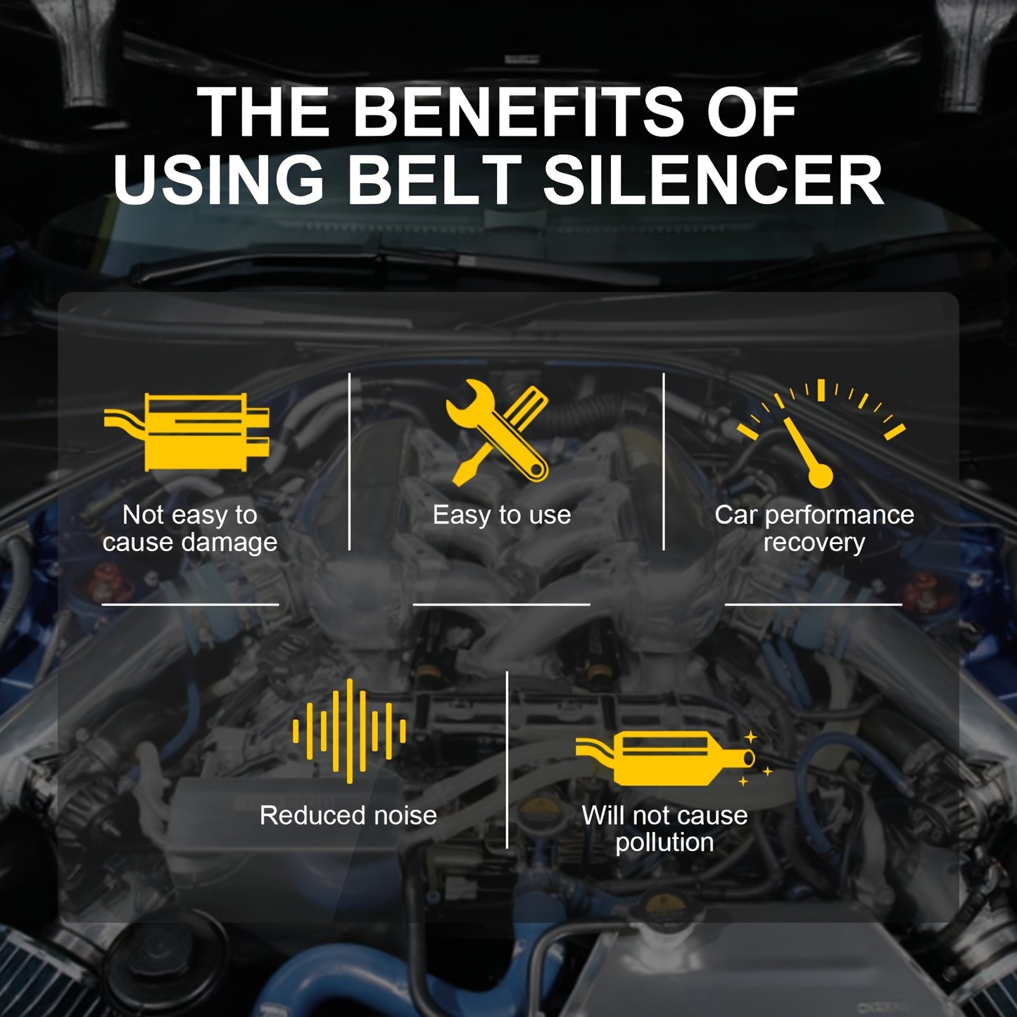 3pcs Car Engine Belt Noise Reducer & Lubricant Spray - Heavy-Duty Belt Conditioner for Quiet Operation, -Wear Formula, Long-Lasting Protection, Spray For Car, White Lithium Grease, Car Engine Lubricant, Car Lubricant, Bicycle