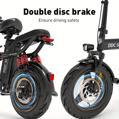 Foldable Electric Bike for Adults & Teens, M1 700W Ebike, 48V 20Ah Removable Battery 32km/h, LCD Display, Perfect for Back to College, Dual Disc Brakes, Commuting, Camping And Giving (Fall Deal)