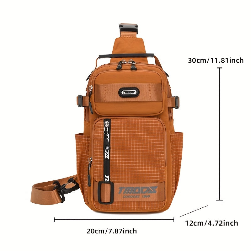 Unisex Fashion Anti-Theft Crossbody Bag - Lightweight Oxford Material, Secure Zip Closure, Adjustable Strap, Perfect for Travel & Everyday Use, Crossbody Ba