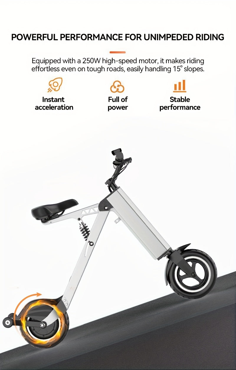 2Wheels 10'' Tires Electric Scooter 36V 7.5AH Battery 250W Motor 15Mph 15Miles, Electric Scooter for Women, Scooter Electric Fast, Scooter, Electric Scooter with Seat, Lastmile Transport, Urban Commuting, Modern Mobility, Por