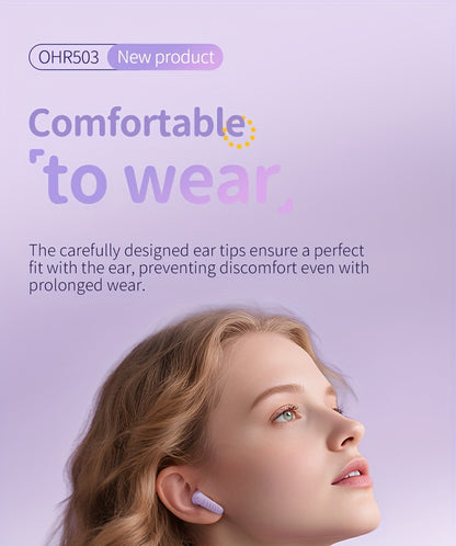 [ACER Official Authentic Product] TWS Wireless Earbuds Deep Bass Stereo Sound Cute Macaron Colors Extra-Long Battery Life In-Ear Design for Sports/Running Low-Latency Gaming Mode Hi-Fi Audio Lightweight Touch Control Stylish
