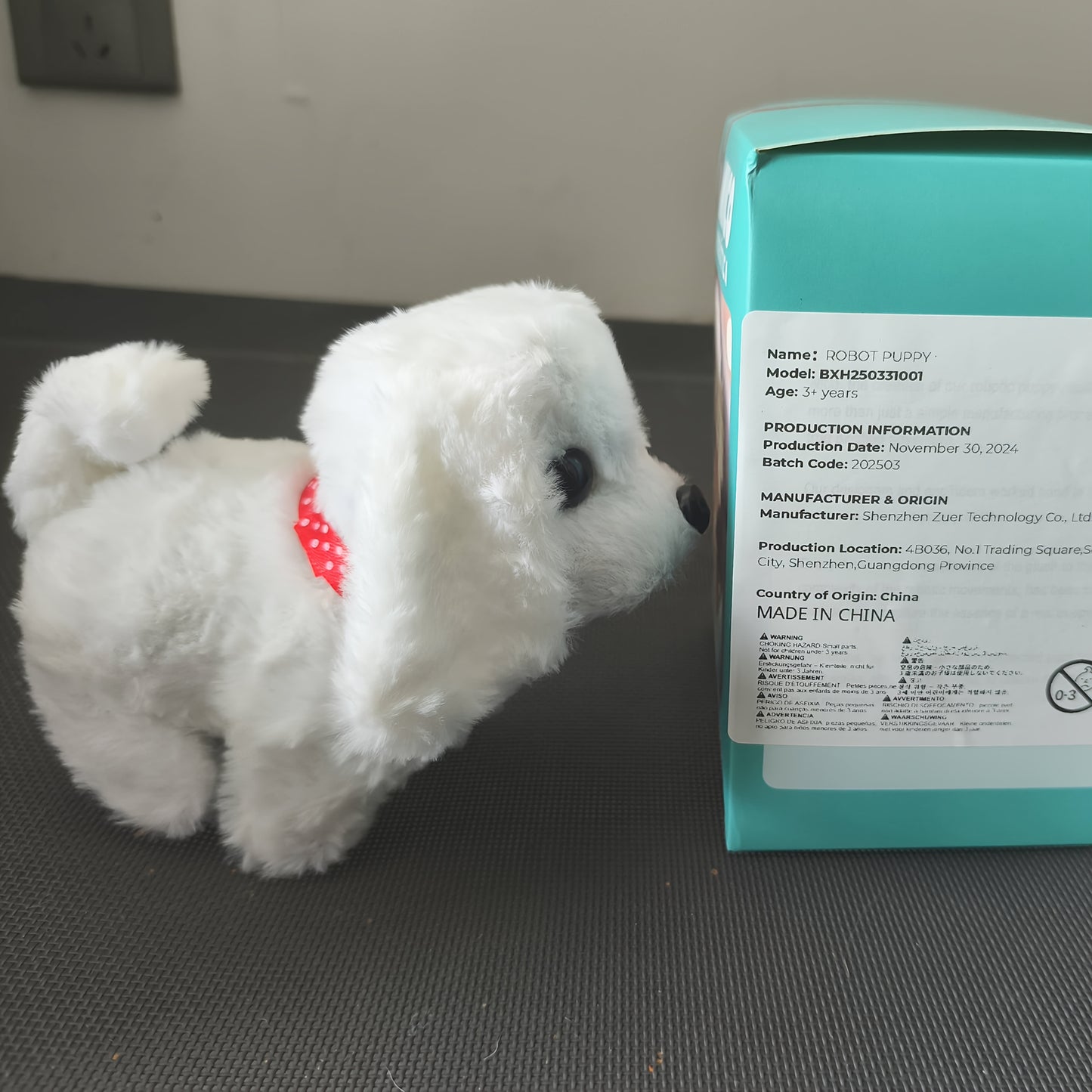 2pcs Realistic Robot Puppy, Robot Puppy That Acts Like A Real Puppy, Toy Dogs That Walking, Barking, Cute Soft Milow Mini Robot Puppy Halloween And Christmas Gift Includes A Leash For A Dog