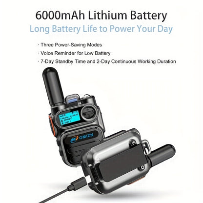 5000 Miles 5G/4G LTE Long Range Walkie Talkie Push to Talk No Monthly Fee Two Way POC Radio Nationwide US Coverage Anti-Drop Emergency Safety Commercial Truckers Taxi Drivers Construction Sites Concerts, Construction Site Rad