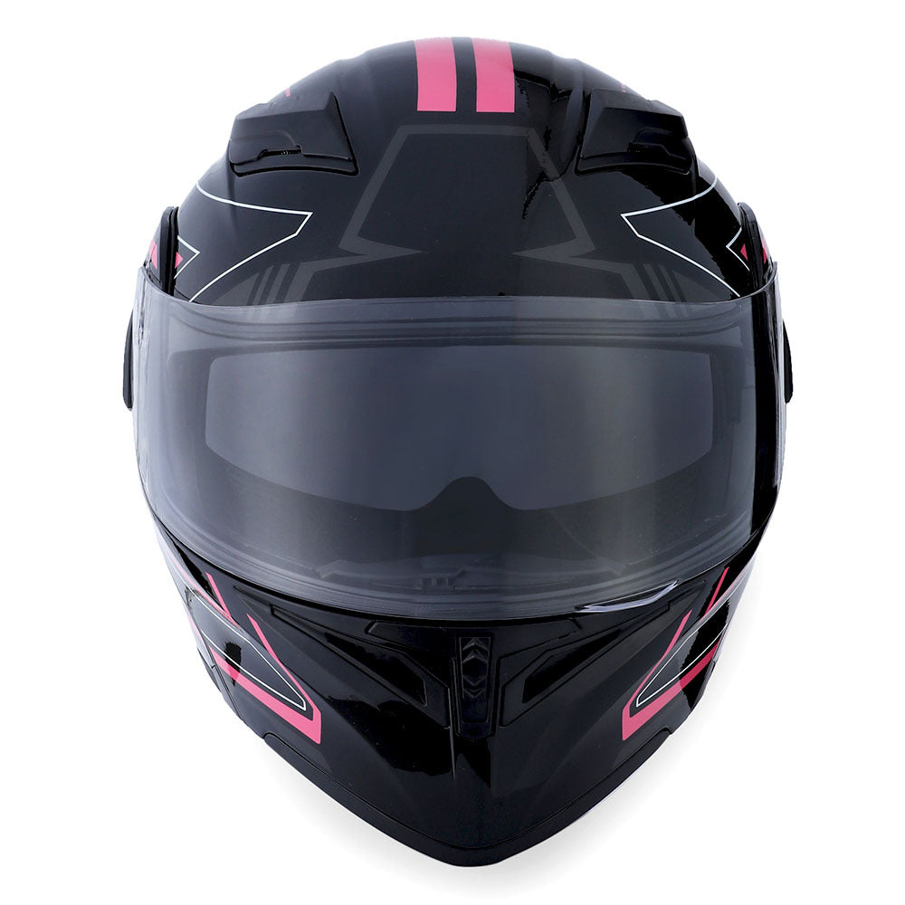 MOTORCYCLE MODULAR FULL FACE HELMET FLIP UP DUAL VISOR HELMET