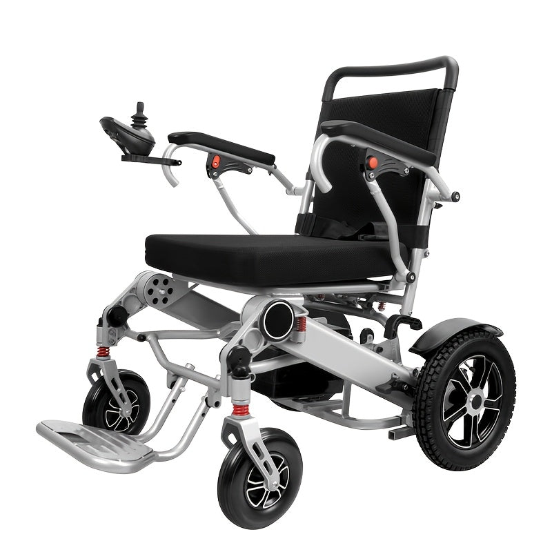 Lightweight And Foldable Electric Wheelchair, Senior Citizen Mobility Scooter. The Whole Vehicle Only Weighs 39.68/57.32 LB And Can Be Folded With Just One Click For Convenient Storage.