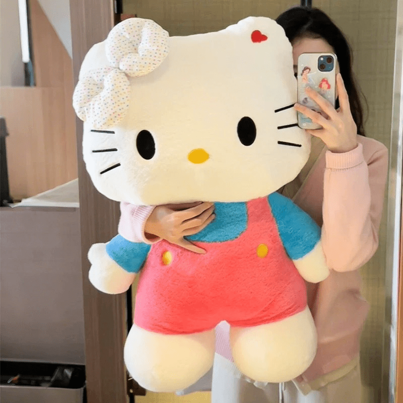 Sanrio Officially Licensed Hello Kitty Giant Plush Doll - 40cm/15.75" Oversized Stuffed Animal Toy with Iconic Pink Bow & Hello Kitty Face, Hugable for,, Collectors (Officially)