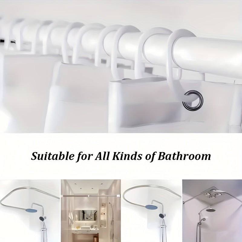 4pcs Shower Curtain Bathroom Sets, Fashion Shower Curtain Sets with Rug, Abstract Modern Shower Curtain Set, with 12 Hook, Bath Mat, U-shaped Bath Mat And Toilet Seat Cover, Bathroom Home Decor And Accessories
