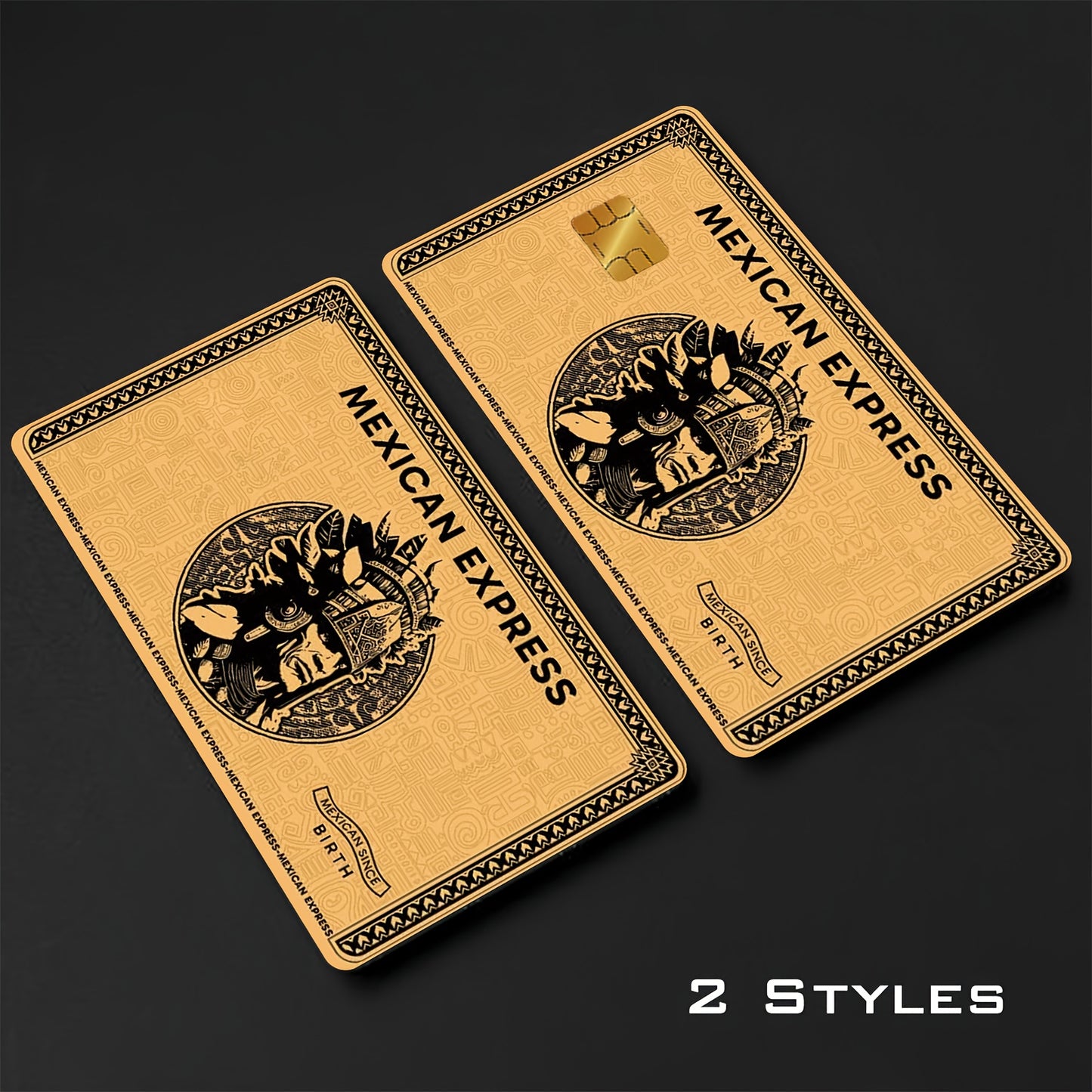Two Stickers Made of PVC Material for Mexican Fast Travel Proof Bank Cards, Suitable for Various Uses Such As Credit Cards, Transit Cards, Debit Cards, And Keys. Card Covers Protect Bank Cards And Make Great Small Gifts for C