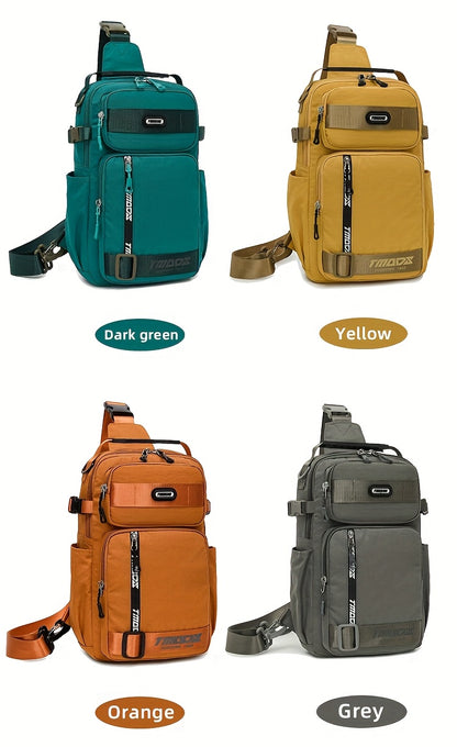 Unisex Fashion Anti-Theft Crossbody Bag - Lightweight Oxford Material, Secure Zip Closure, Adjustable Strap, Perfect for Travel & Everyday Use, Crossbody Ba