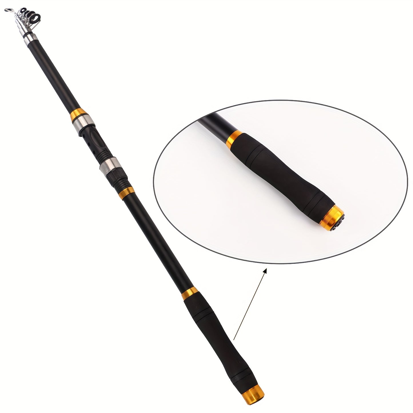 [Sea Fishing Rod Set] Long Throw Sea Fishing Rod Set (2.1m, 2.4m, 2.7m, 3.0m, 3.6m) | Smooth Guide Ring | Seaside Fishing Pole | Fishing Wheel Set Combination | Leisure Fishing
