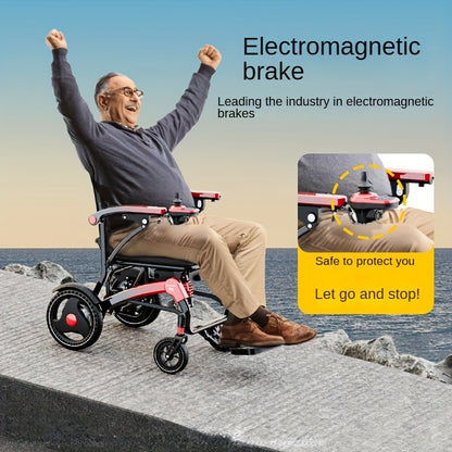 Electric Wheelchair For Seniors, 500W High Power, 30+ Miles Long Range, Foldable, EABS Braking