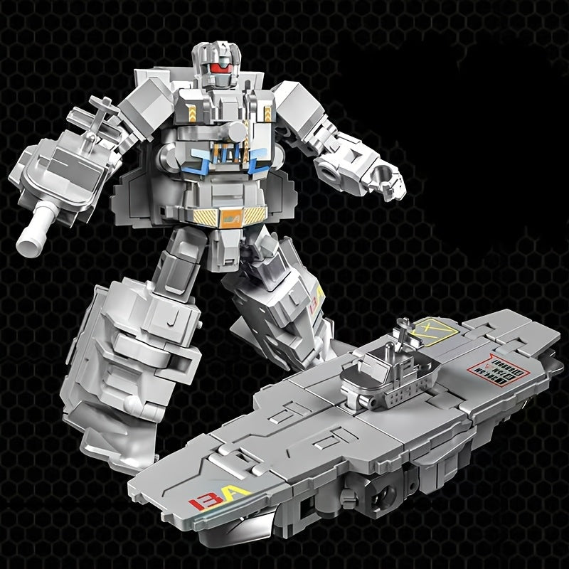 1pc Transforming Robot Armor Figure - Large-Scale PVC Mecha Model with Action-Posable Limbs, Combines into Iconic Robot & Vehicle Modes, Collectible Gift for Anime/Manga Fans, -Inspired Action Figure