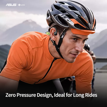 ASUS Bone Conduction Open-Ear Wireless Earphones with Mic and Multi-Function Controls, Perfect for Sports, Fitness, Riding, and Gaming