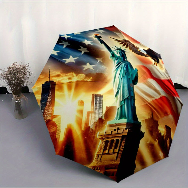 statue of Liberty 2 Style automatic automatic umbrella folding umbrella parasol portable travel decoration holiday gift