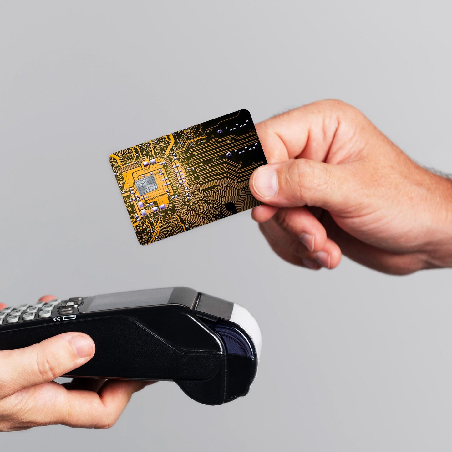 Two Shiny Ultra-Thin Vinyl Credit Card Skins - Glossy Finish, Scratch & Impact Resistant, Precise Fit for Credit/Debit Cards, Transit Passes & Key Cards - One-Time Use Protective Cover with Easy Application (No Residue) - Com