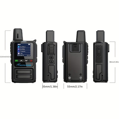 Model 360 Walkie-Talkie, 5000-mile Global Range, 5G POC, One-button PTT, Long-range Walkie-talkie (black, Includes 2 Units And SIM Card)., Emergency Communication, Longrange Radios, Lightweight Communicator, Portable Device,