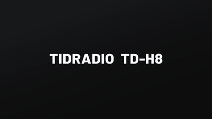 TIDRADIO TD-H8 2nd Gen 10W High-Power Handheld Two-Way Radio - 2500mAh Long-Lasting Battery, UHF Frequency 136-174MHz, 5000 Channels with Repeater List, FM Radio & Compatible, -Powered for Ham/GMRS/Radio Use, Durable Walkie T
