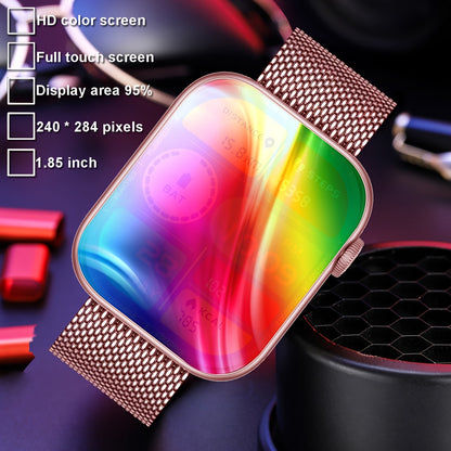 COIUSOR New Fashionable Sports Smartwatch, 1.85-inch HD Screen, Built-in LED Flashlight, Supports Wireless Calling, Real-Time Reminders for Calls, SMS and E-mails, Multi-Language System Support, Compatible with iOS and Androi