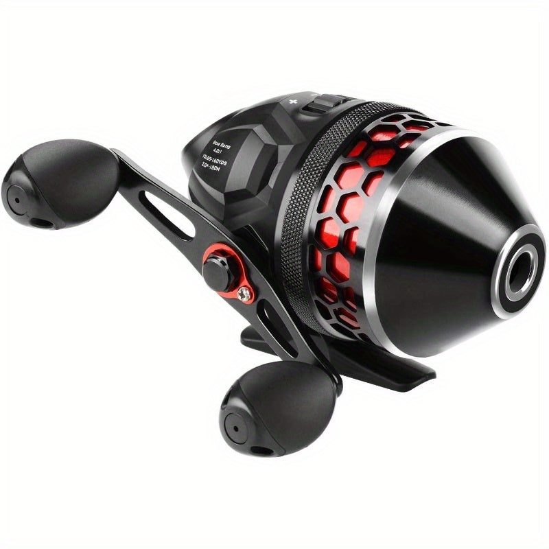 Royale Advantage Heavy-Duty Casting Fishing Rods & H&B Brutus Spincast Reel Combo - Interchangeable Handle for Left/Right Hand Casting, Fast/Slow Retrieval - Compatible with Rods 739/1134 - Freshwater/Saltwater Fishing - Idea