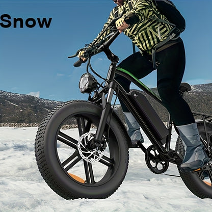 Electric Bike, 740W Powerful Adult Electric Bike, Electric Bike With A Top Speed Of 19MPH, 48V13AH Removable Lithium Battery, Suitable For Urban Commuting And Off-road Riding