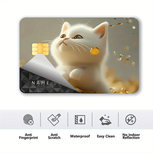 Two Shiny Credit Card Skins Made of Ultra-Thin Vinyl, Designed for Credit Cards, Debit Cards, Transit Cards, And Key Cards, Providing Protection And Personalization for Bank Cards with Features Like ing, Scratch Resistance, A
