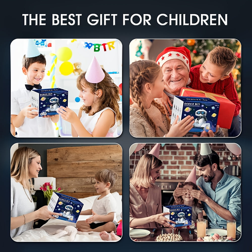 Gesture Sensing Robot With Storytelling, Singing And Dancing Functions, MultitaLight Beigeg, Performance/ Editing Programming And Other Features, Suitable As A Birthday Gift For Kid