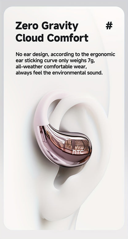 [HTC NE22 | Open AI] HTC NE22 Open AI Translation OWS Headphones | 135 Languages | Face-to-Face Dual Voice | HIFI High-Quality Sound | Built-in Mic | Global Travel & Negotiation