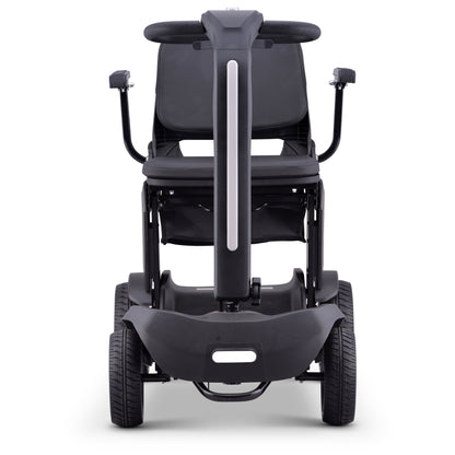 Foldable Mobility Scooter for Adults & Senior, 4 Wheels Powered Device for Travel, Lightweight and Portable, with LED Strip Light, Storage Bag, Charger Included, No Assemble Required