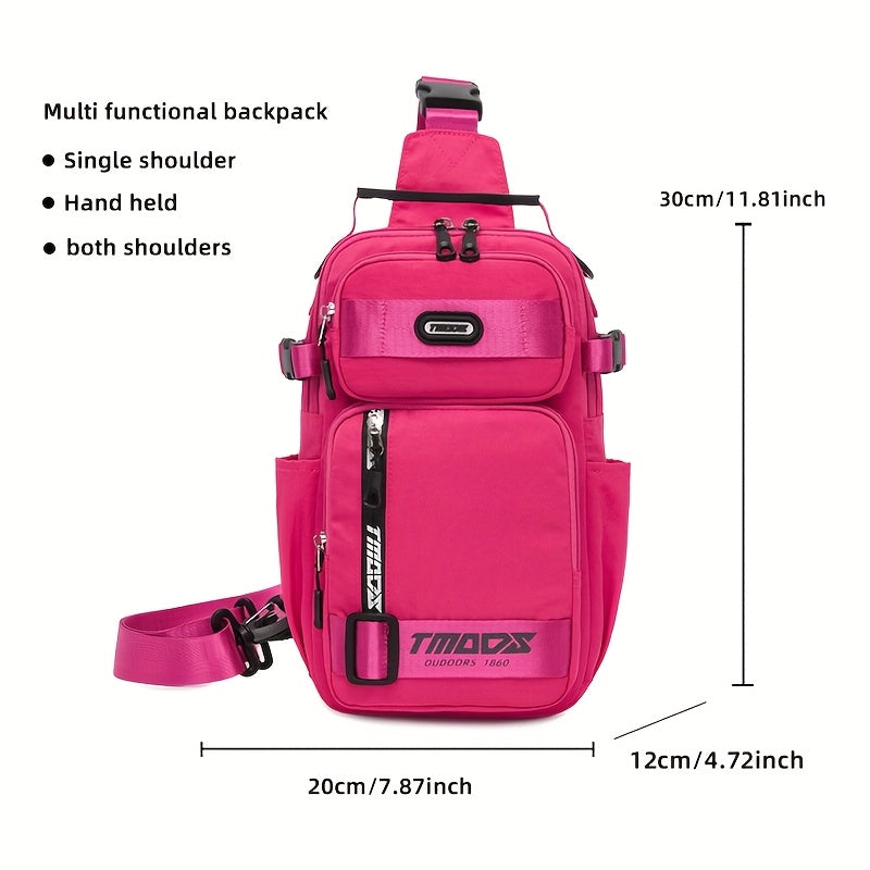 Unisex Fashion Anti-Theft Crossbody Bag - Lightweight Oxford Material, Secure Zip Closure, Adjustable Strap, Perfect for Travel & Everyday Use, Crossbody Ba