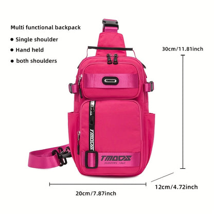 Unisex Fashion Anti-Theft Crossbody Bag - Lightweight Oxford Material, Secure Zip Closure, Adjustable Strap, Perfect for Travel & Everyday Use, Crossbody Ba