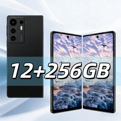 S25 Ultra New Intelligent Android Smartphone with Built-in Stylus | Stylish Metal Unibody Design, 12+256GB Storage, 6.8-inch Display, Dual SIM Dual Standby. Includes: Headphones, Data Cable, Phone Case, Screen Protector. Offe