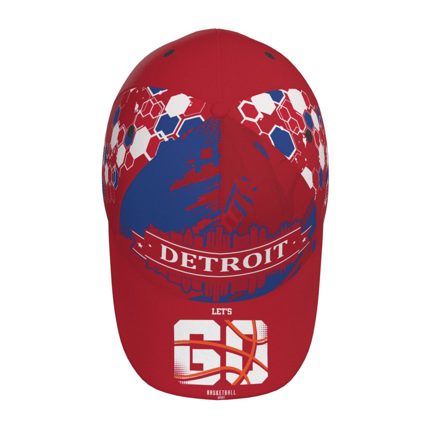 Adjustable Snapback Hat for Detroit State Basketball And Baseball, Perfect for Game Day Gifts for Fans of All Ages