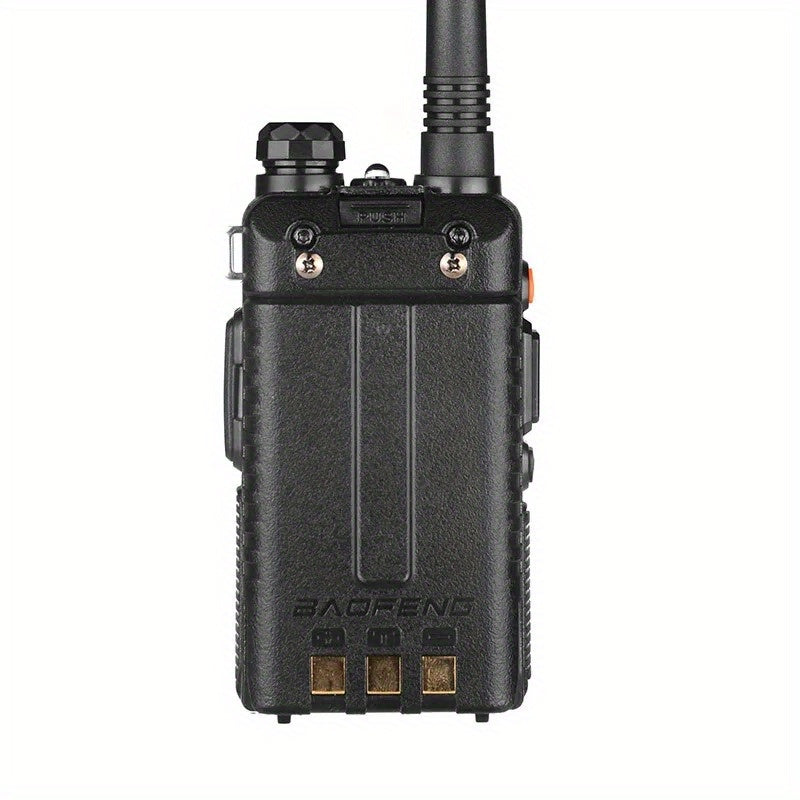 BAOFENG Upgraded UV-5R Dual Band 10 Km Long Range Two-Way Radio BF-UV5RT FM Transceiver Suitable for Car Driving, Outdoor Camping, Wilderness Hunting etc, Without Battery