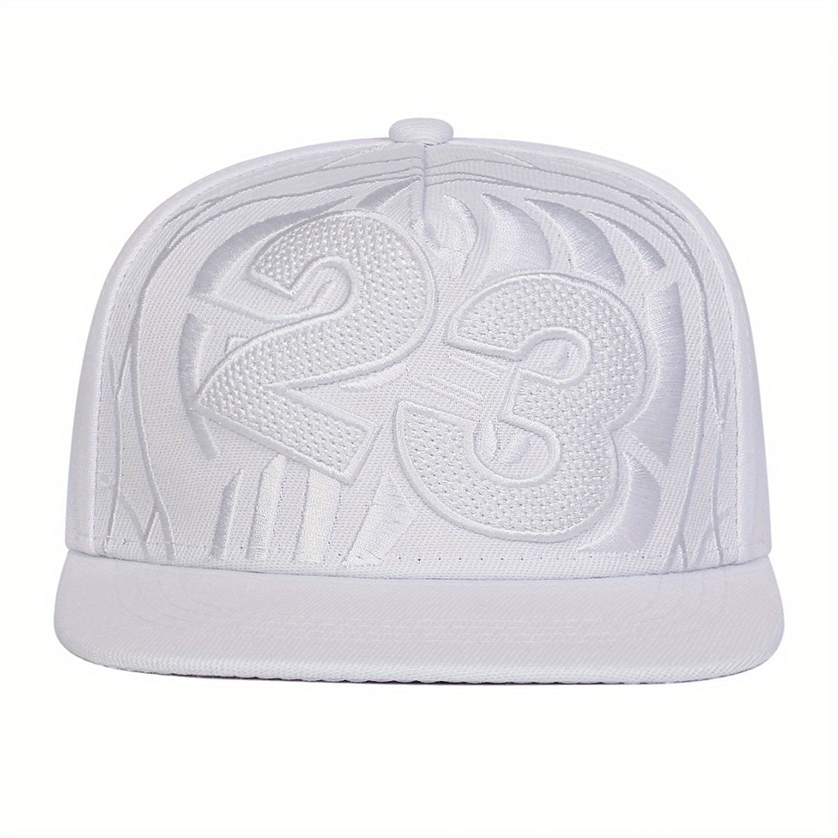 23 Basketball Baseball Cap - Adjustable Snapback Hip-Hop Hat with Black & White Options, Breathable Textile Fabric for Outdoor Sports & Casual Streetwear (Unisex for Men & Women), Basketball Accessories, Adjustable Headwear,