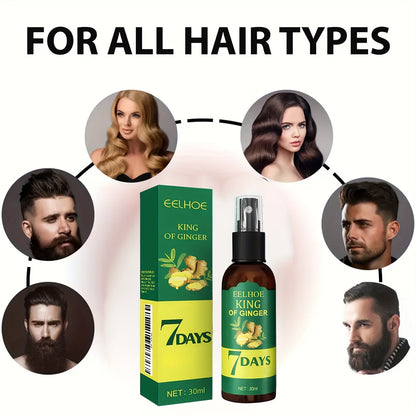 Ginger Hair Oil and Biotin Hair Essence, 7-Day Ginger Nourishing Scalp Massage for All Hair Types, Perfect Valentine'S Day and Mother'S Day Gift for Men and Women