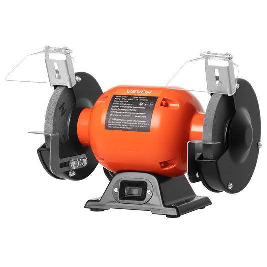 VEVOR Bench Grinder 6-inch Bench Grinder 250W / 450W 1750RPM / 3450RPM High-Speed Table Grinders